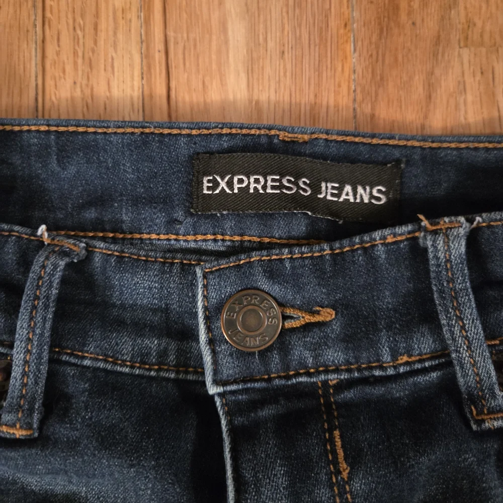 Dark Blue Denim Jeans - Picture 2 of 5